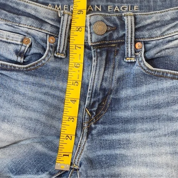 American Eagle Ne(x)t Level AirFlex Skinny Jeans Medium Wash Women’s 28x30 - Picture 12 of 13